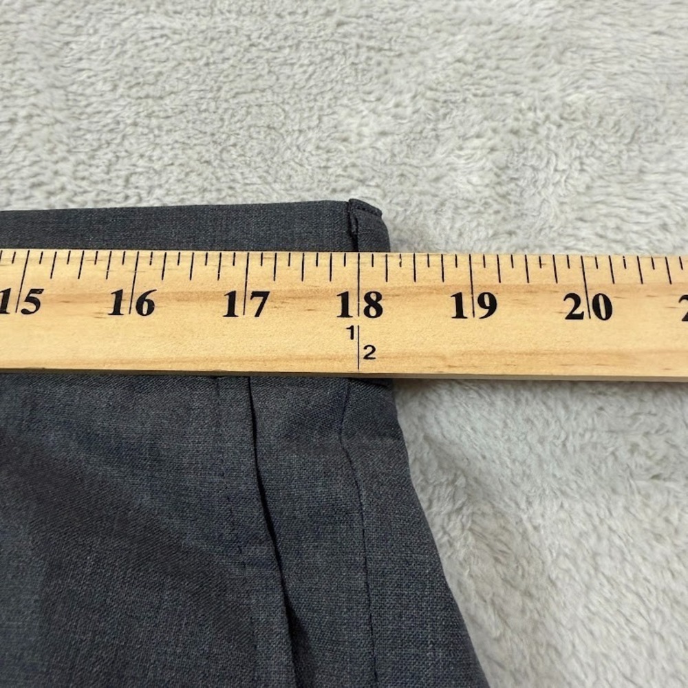 Proper Cloth Pants Mens 36x25 Short Gray Tropical Wool Reg Fit Dress Trousers - Picture 9 of 14